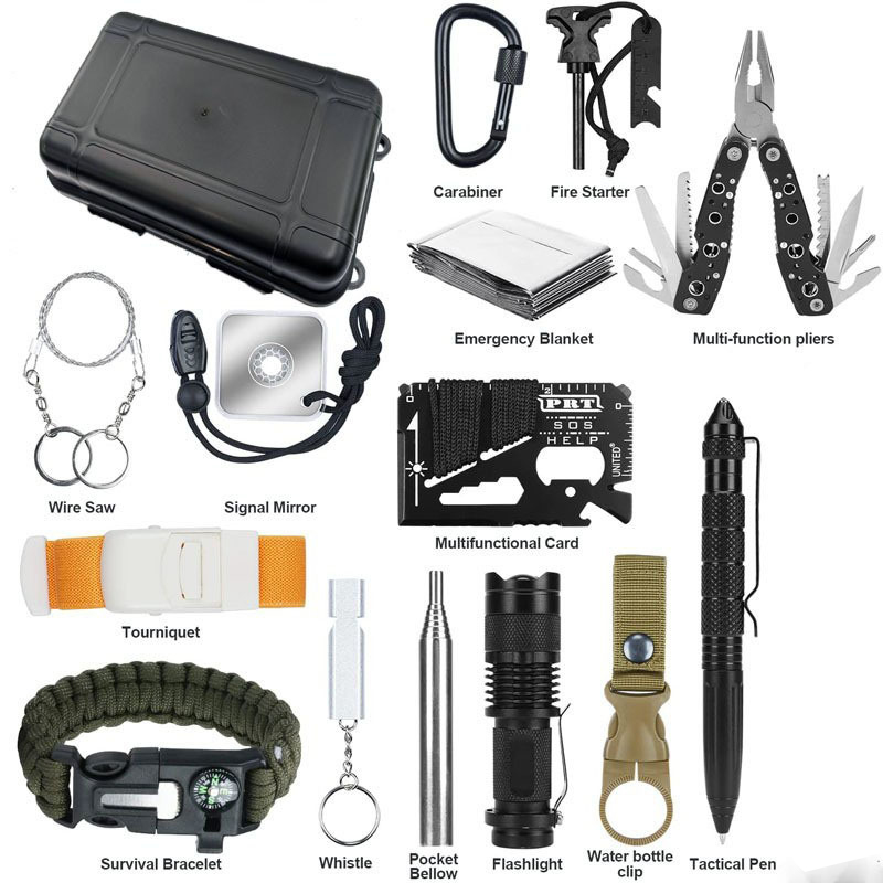 Survival Kit - Hongrui DIY Compact Portable Impact Resistant
