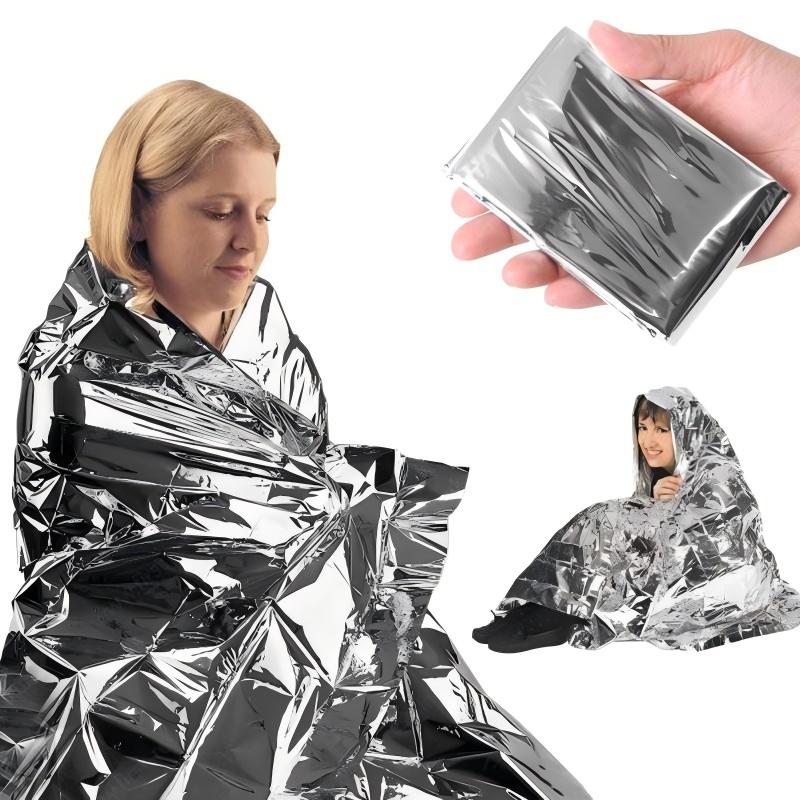 Survival Kit - 4 pcs Emergency Blanket Outdoor Survive