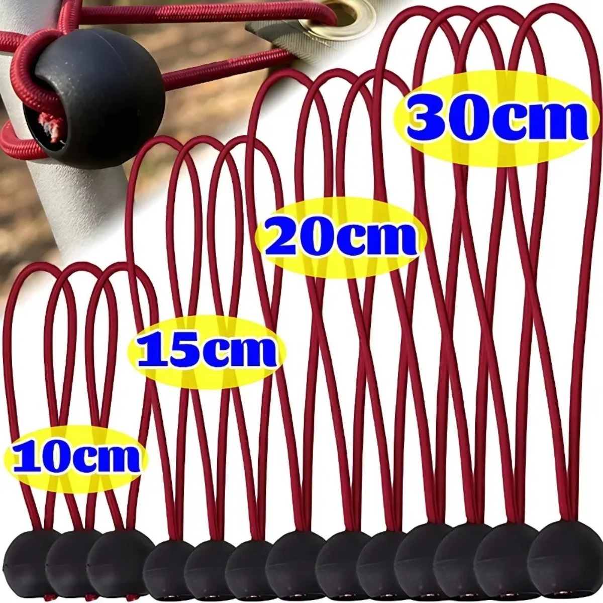 Outdoor Camping Sleeping Bag - Multifunctional Bungee Cord Tent Fixing Rope