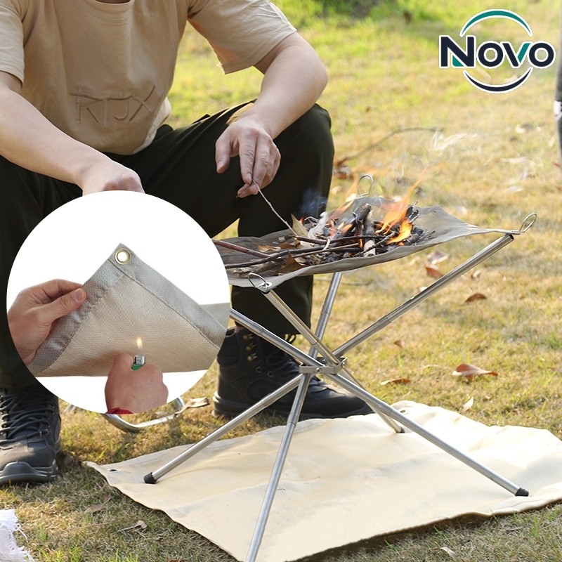 Outdoor Camping Grill - Outdoor Camping Fire Pad Fireproof Mat