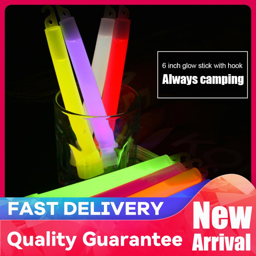 Survival Kit - 10pcs Camping Glow Sticks Waterproof 6