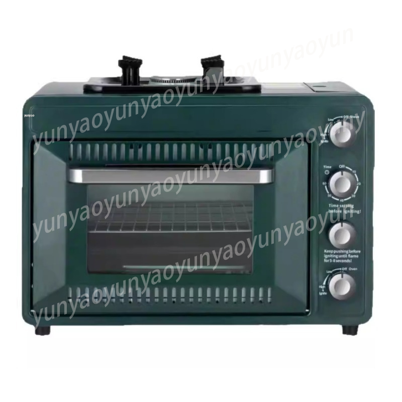 Outdoor Gas Camping Oven - 2-Layer Portable Camping Oven, Multifunctional Gas