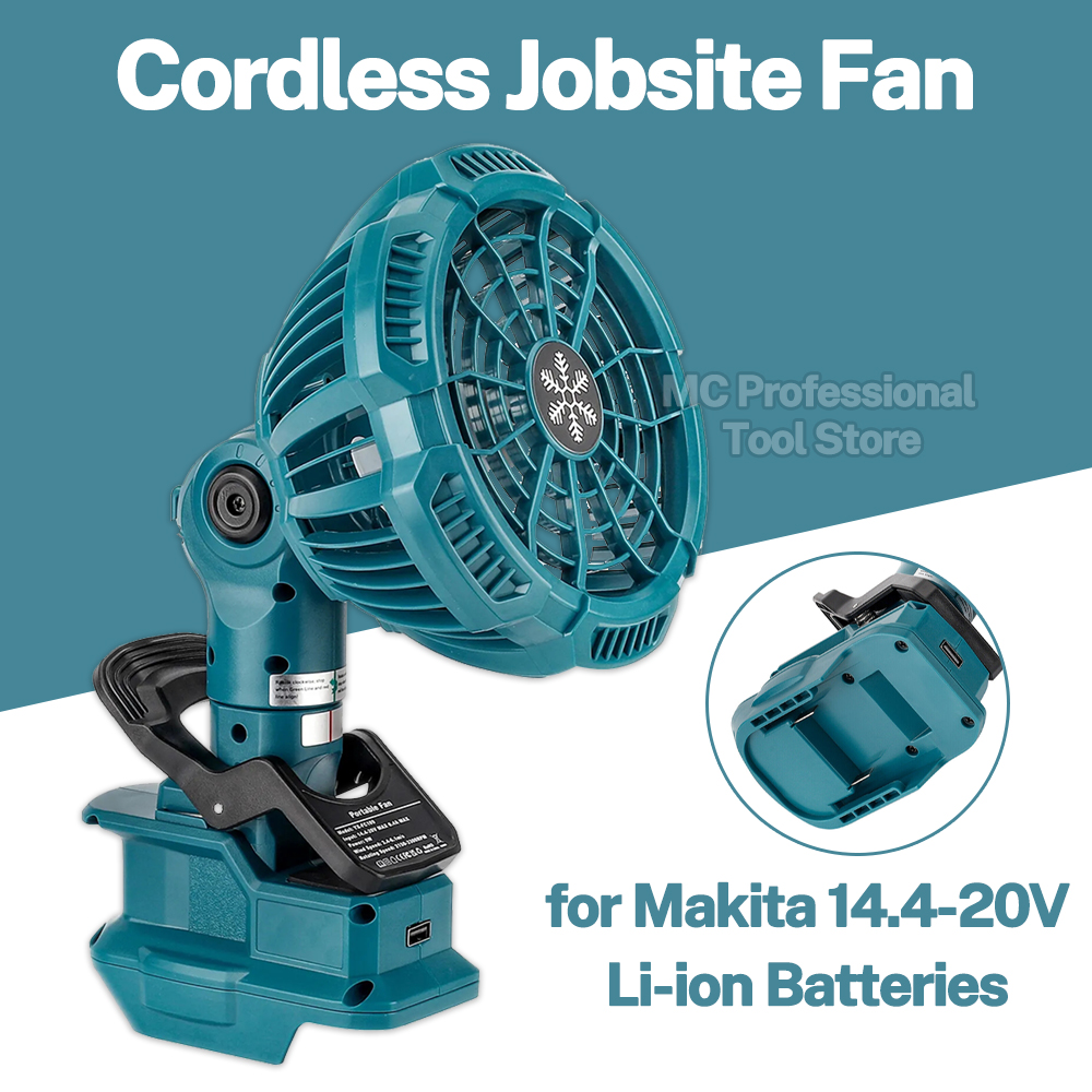 Outdoor Camping Outfit - Portable Clip on Fan for Makita