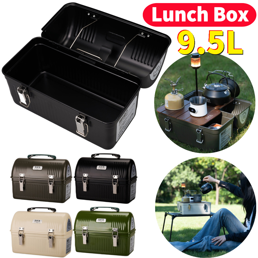 9.5L Vintage Camping Metal Lun - Outdoor Camping Stores ulasan dan harga