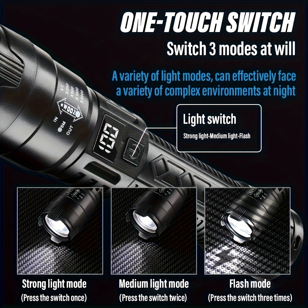 High Strong Power Led Flashlig - Outdoor Camping Lantern ulasan dan harga