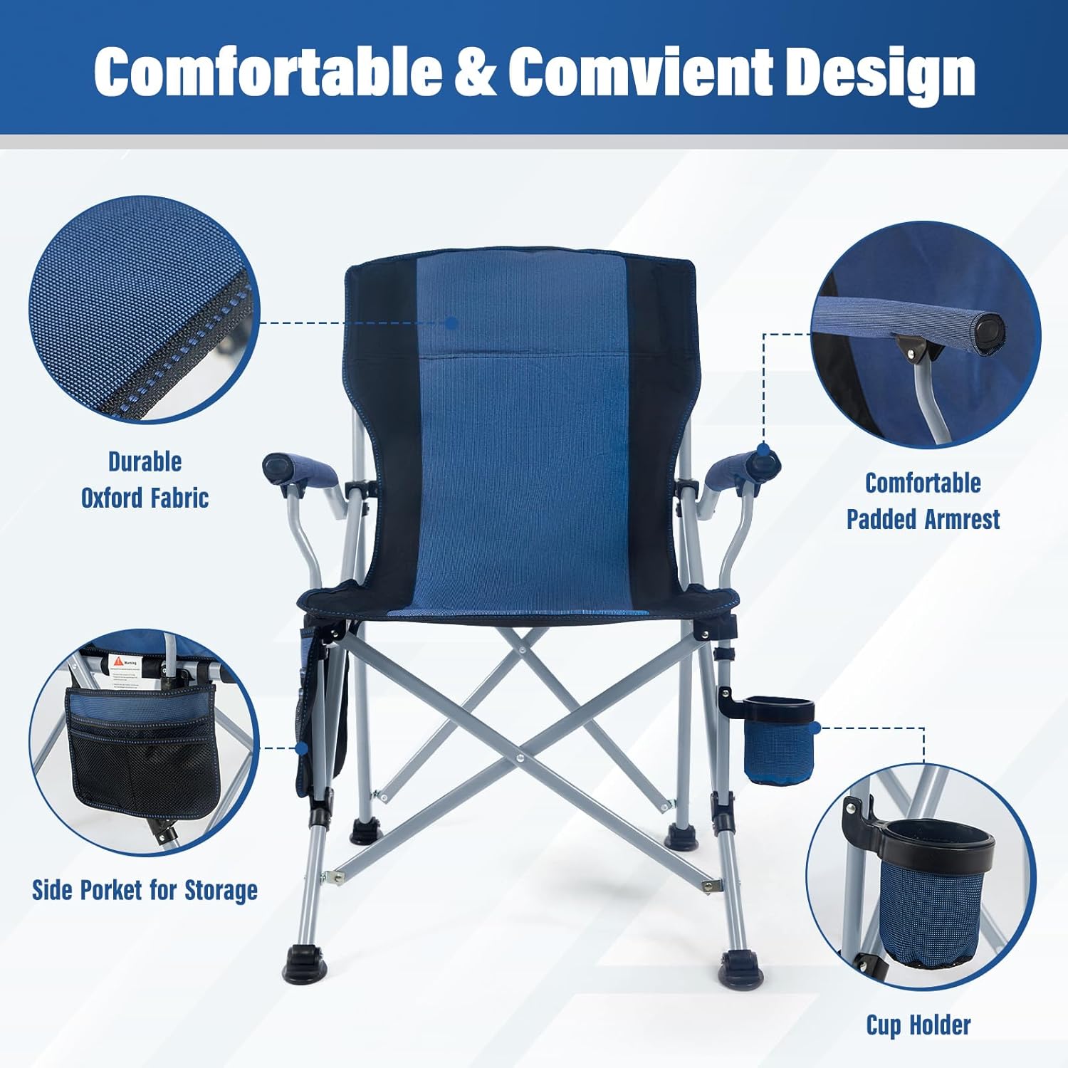 Factory Wholesale Outdoor Port - Outdoor Camping Chairs Folding ulasan dan harga