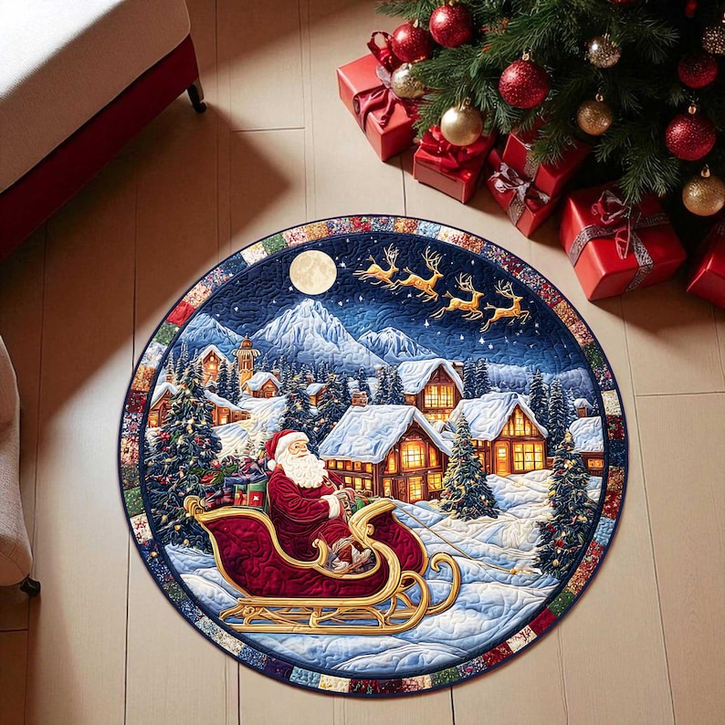 Santa Sleigh Christmas Round D - Outdoor Camping Ideas For Adults ulasan dan harga