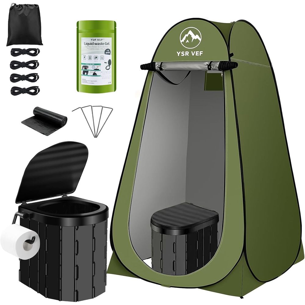 Portable Toilet Kit, Camping T - Outdoor In Camping ulasan dan harga