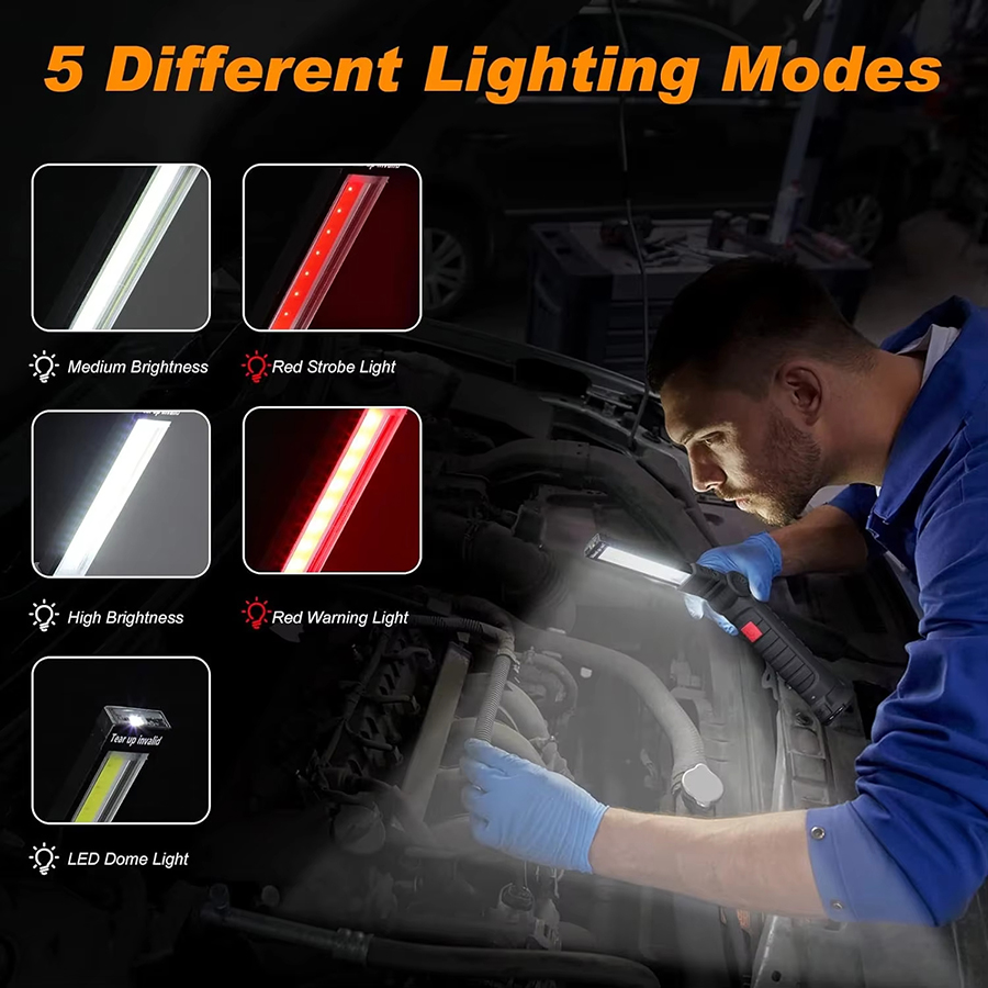 Portable LED Flashlight with M - Outdoor Camping Accessories ulasan dan harga