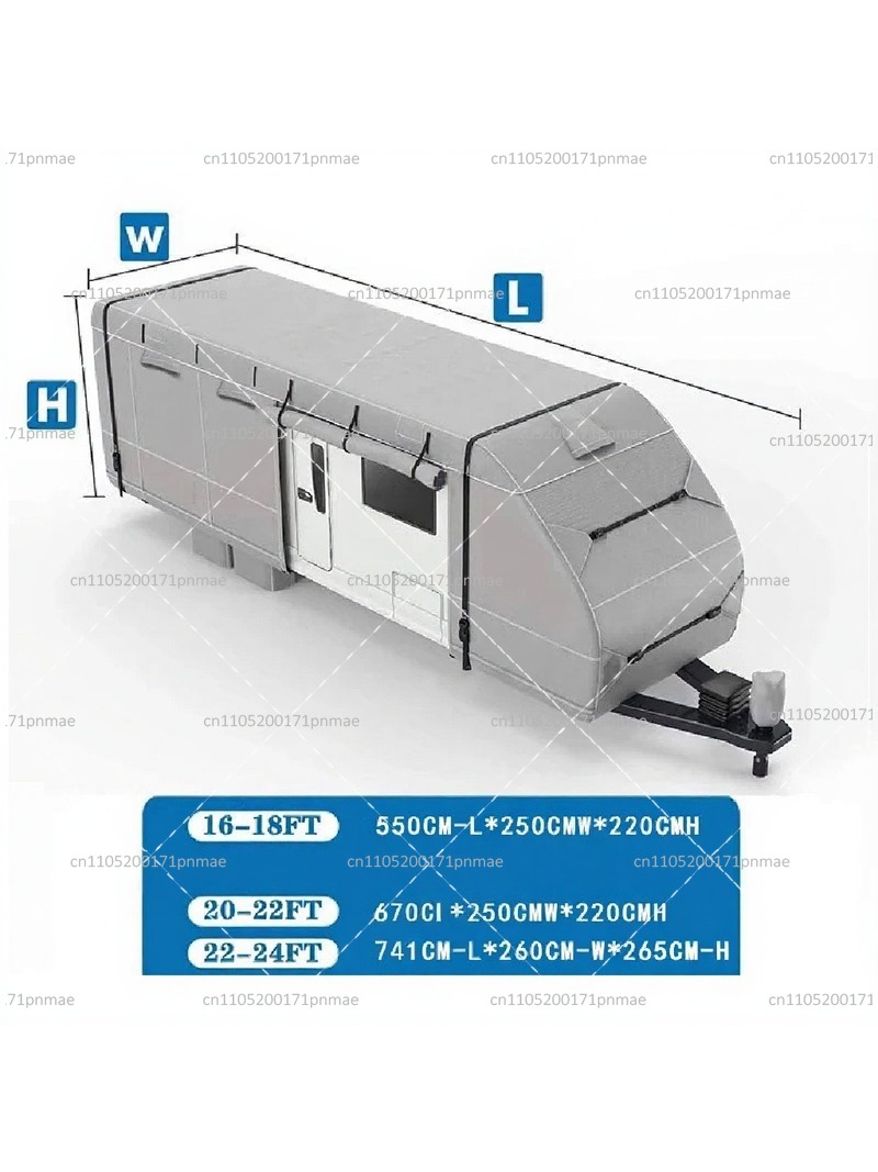 Waterproof Oxford Cloth RV Cov - Outdoor Camping Wallpaper ulasan dan harga