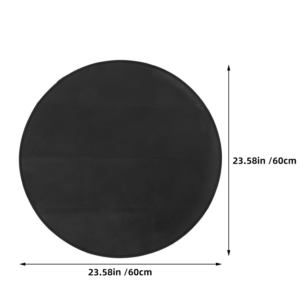 Round Fireproof Bbq Mat 24 Inc - Outdoor Camping Grill ulasan dan harga