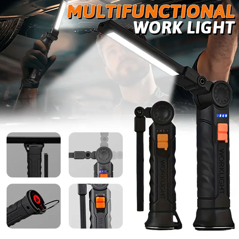 Rechargeable Magnetic Work Lig - Outdoor Camping Lantern ulasan dan harga
