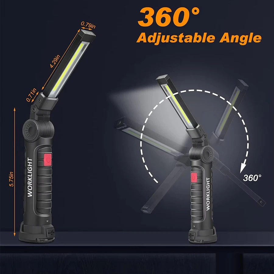 Rechargeable Magnetic Work Lig - Outdoor Camping Lantern ulasan dan harga