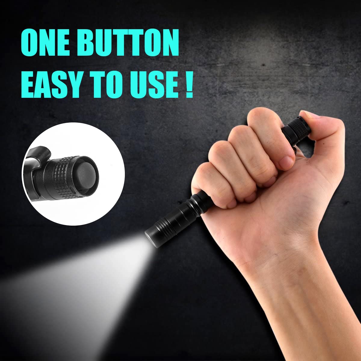 Portable Mini LED Pen Flashlig - Outdoor Camping Accessories ulasan dan harga