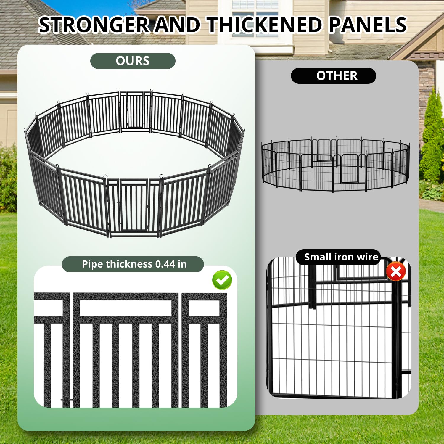 Thickened Outdoor Dog Fence 40 - Outdoor Camping Dog Fence ulasan dan harga
