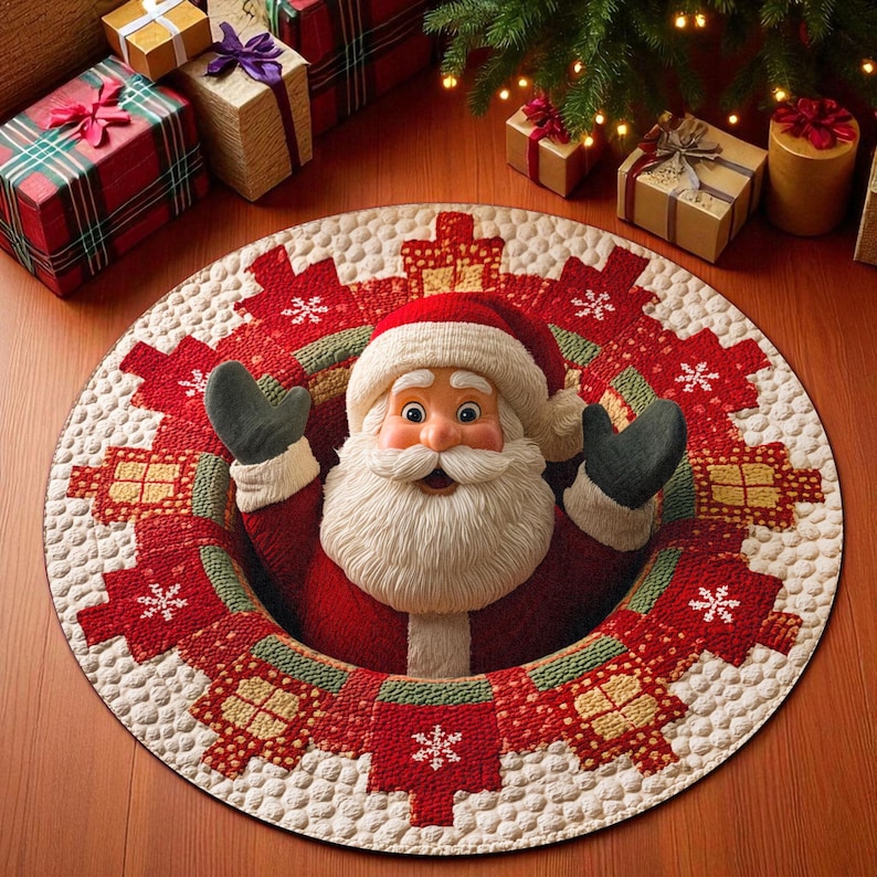 Christmas Santa Claus Round Do - Outdoor Camping Ideas For Adults ulasan dan harga