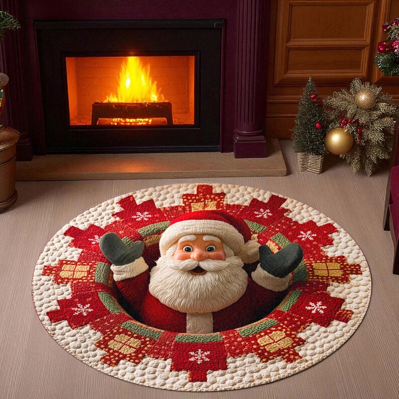 Christmas Santa Claus Round Do - Outdoor Camping Ideas For Adults ulasan dan harga