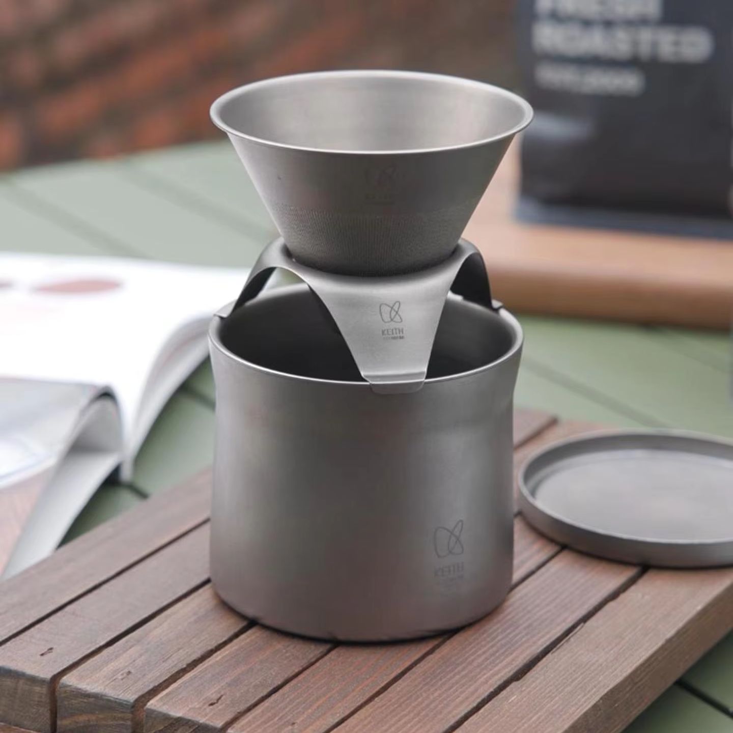 KEITH Titanium Hand Drip Coffe - Outdoor Camping Wallpaper ulasan dan harga