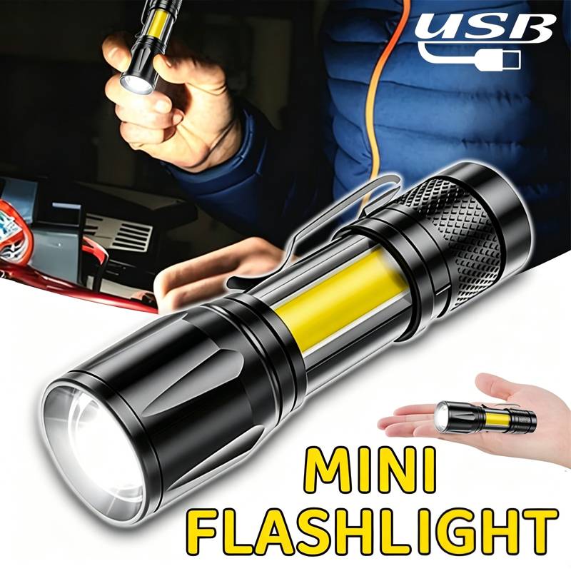 Mini LED Flashlight COB Floodl - Outdoor Camping Lantern ulasan dan harga
