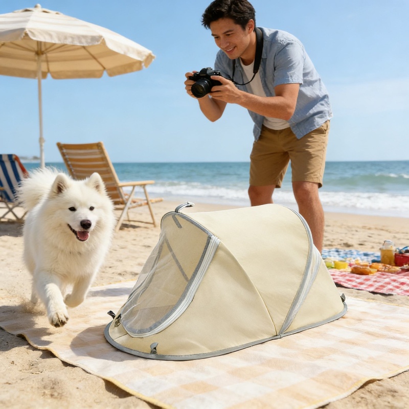 New Portable Pop Up Dog Tent O - Outdoor Camping Dog Fence ulasan dan harga
