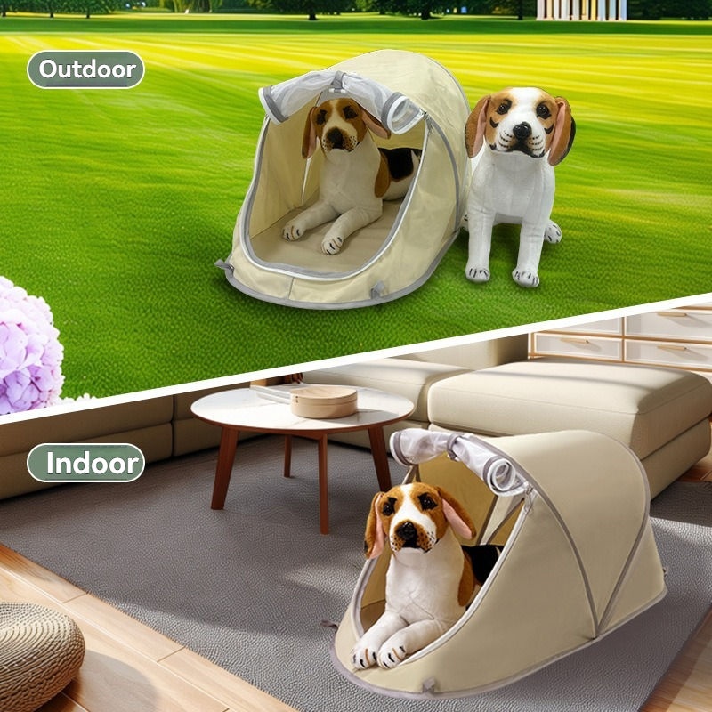 New Portable Pop Up Dog Tent O - Outdoor Camping Dog Fence ulasan dan harga