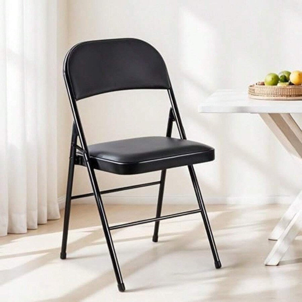 Folding Chair 4 Pack Leather P - Outdoor Camping Chairs Folding ulasan dan harga