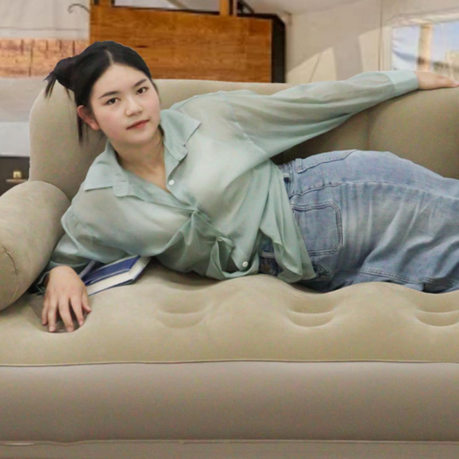 Air Sofa With Air Pump Folding - Bed Outdoor Camping ulasan dan harga