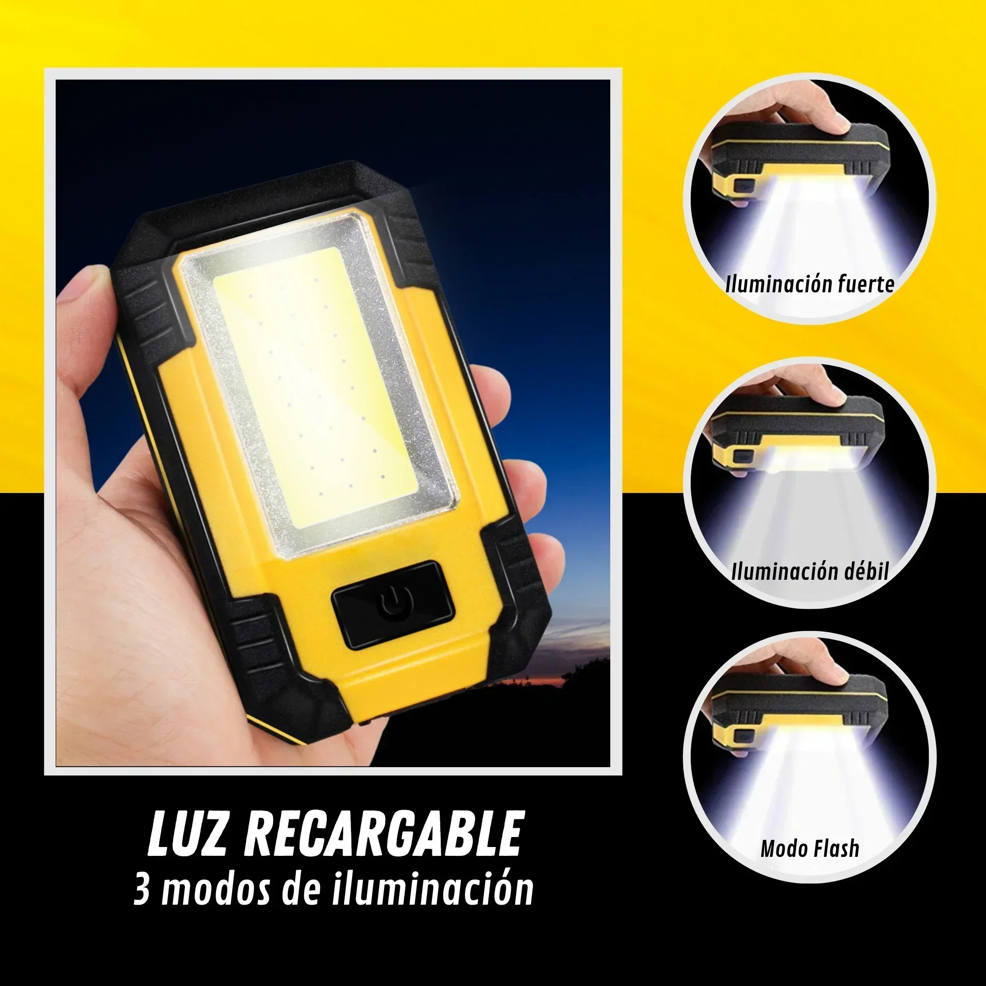 Portable 4000MaH Rechargeable  - Outdoor Camping Lantern ulasan dan harga