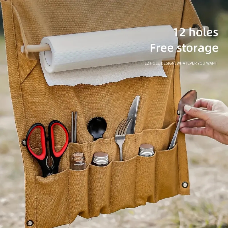 Outdoor Canvas Utensil Organiz - Outdoor Camping Wallpaper ulasan dan harga
