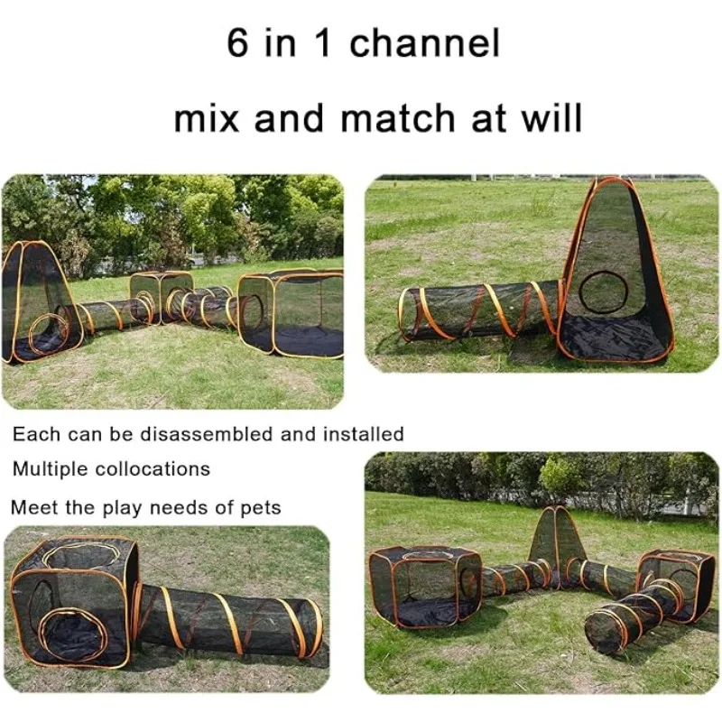 6-in-1 Tent Cat Enclosures wit - Outdoor Camping Dog Fence ulasan dan harga