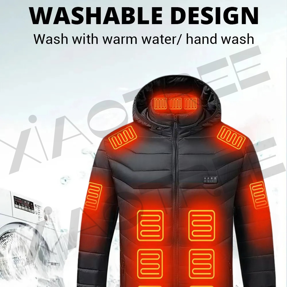 28 Areas Men Women's Heating J - Outdoor Camping Outfit ulasan dan harga