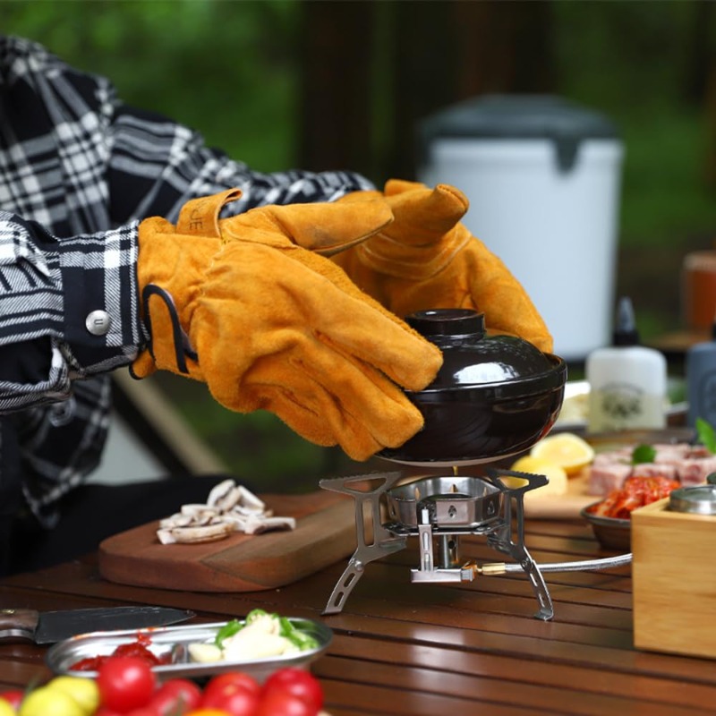 Outdoor BBQ Grilling Heatproof - Outdoor Camping Grill ulasan dan harga