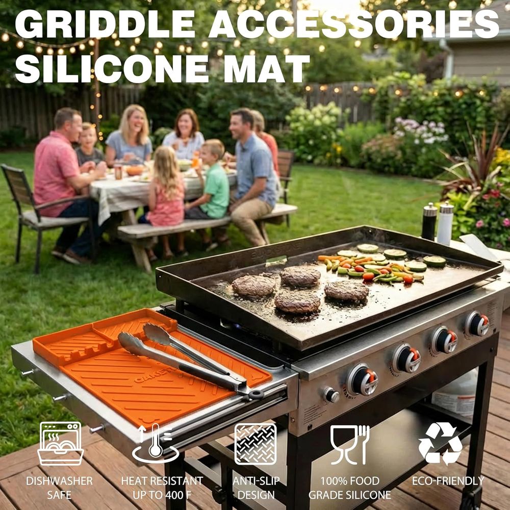 Silicone Grill Mats or Griddle - Outdoor Camping Grill ulasan dan harga