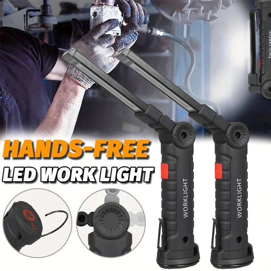 New Portable COB LED Flashligh - Outdoor Camping Lantern ulasan dan harga