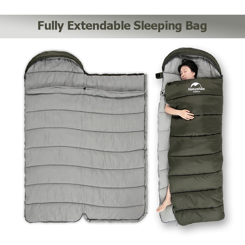 Naturehike Warm Sleeping Bag U - Outdoor Camping Sleeping Bag ulasan dan harga