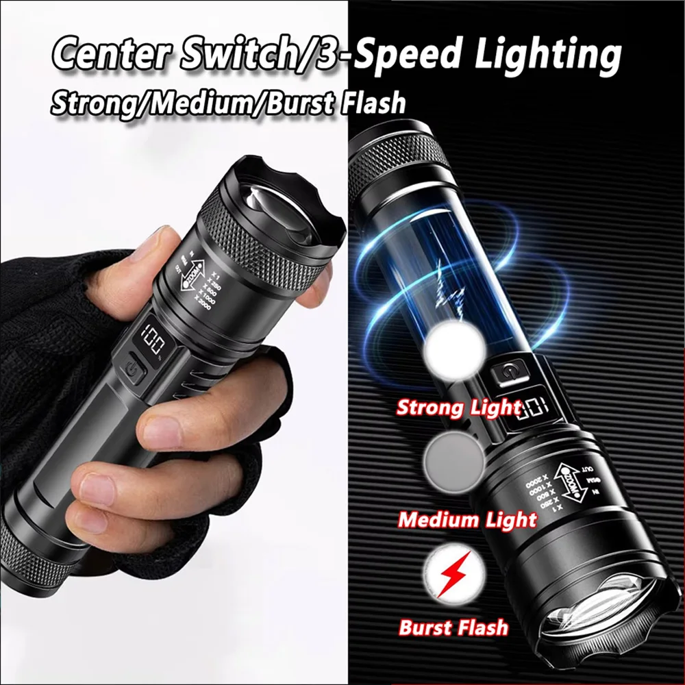 Rechargeable LED Flashlight Zo - Outdoor Camping Accessories ulasan dan harga