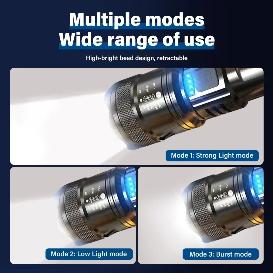 Tactical LED Flashlight 2000LM - Outdoor Camping Accessories ulasan dan harga