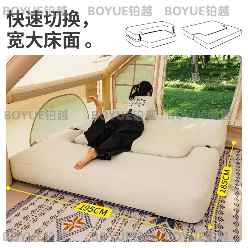 Outdoor Brushed Inflatable Sof - Bed Outdoor Camping ulasan dan harga