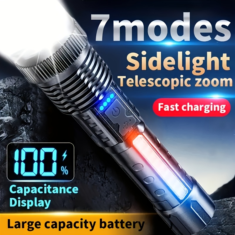 Powerful LED Flashlight Batter - Outdoor Camping Lantern ulasan dan harga